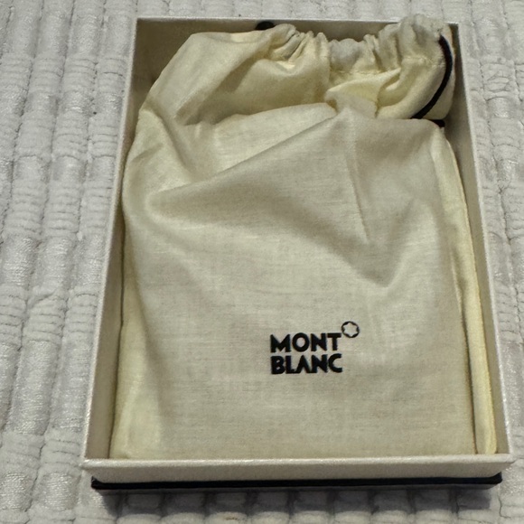 BRAND NEW MONTBLANC TAUPE WALLET W/ MONEYCLIP - Picture 9 of 11